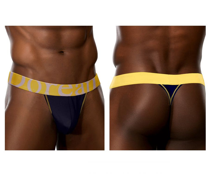 clever moda Doreanse 1379-NVY Micromodal Thong Color Navy Blue