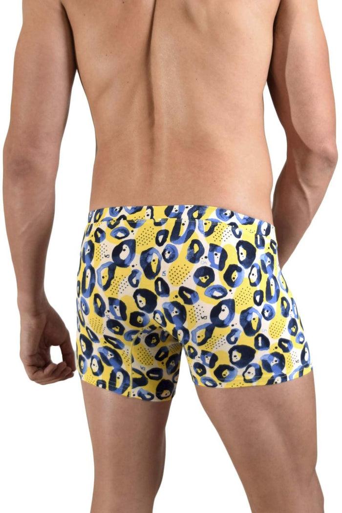 Clever Moda Doreanse 1799-PRN Leopard Art Boxer Briefs Color Printed