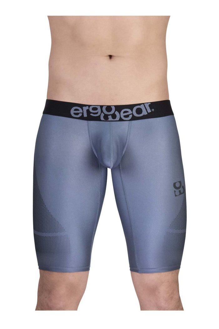 Clever Moda ErgoWear EW1609 MAX SE Athletic Shorts Color Gray-Black