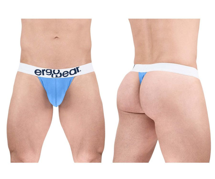 clever moda ErgoWear EW1711 MAX COTTON Thongs Color Light Blue