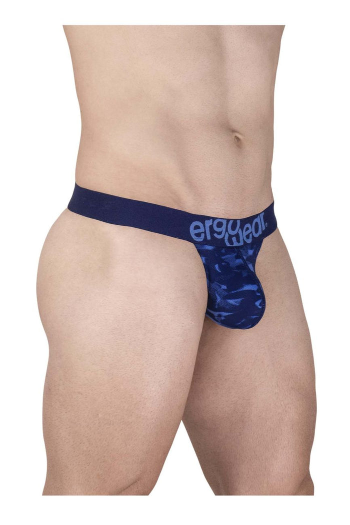 Clever Moda ErgoWear EW1718 MAX SE CAMO G-String Color Blue