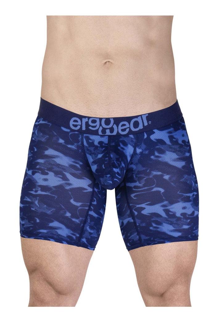 Clever Moda ErgoWear EW1721 MAX SE CAMO Boxer Briefs Color Blue
