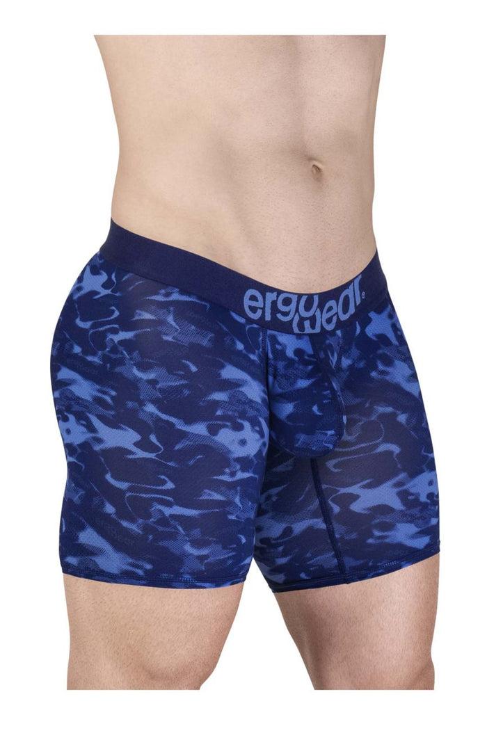 Clever Moda ErgoWear EW1721 MAX SE CAMO Boxer Briefs Color Blue