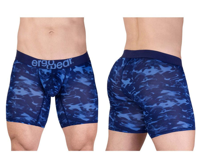 clever moda ErgoWear EW1721 MAX SE CAMO Boxer Briefs Color Blue