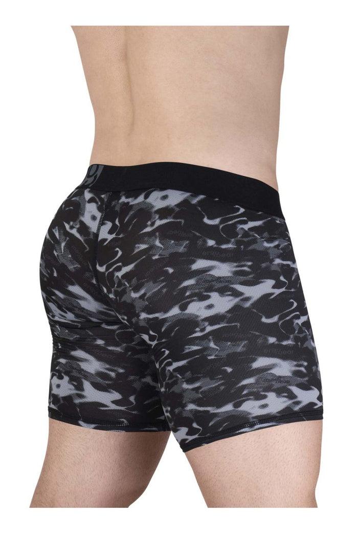 Clever Moda ErgoWear EW1725 MAX SE CAMO Boxer Briefs Color Black