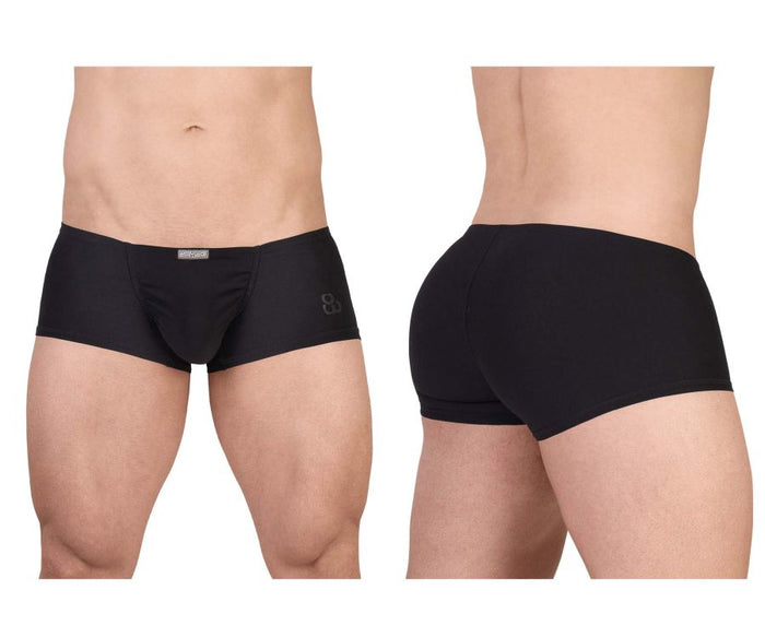 clever moda ErgoWear EW1728 FEEL GR8 Cotton Trunks Color Black