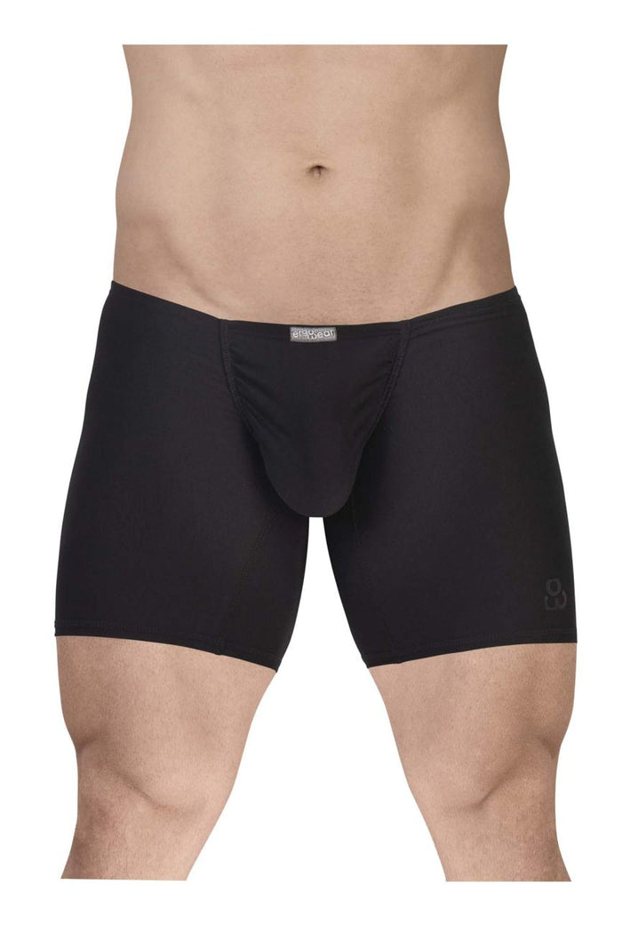 Clever Moda ErgoWear EW1729 FEEL GR8 Cotton Boxer Briefs Color Black
