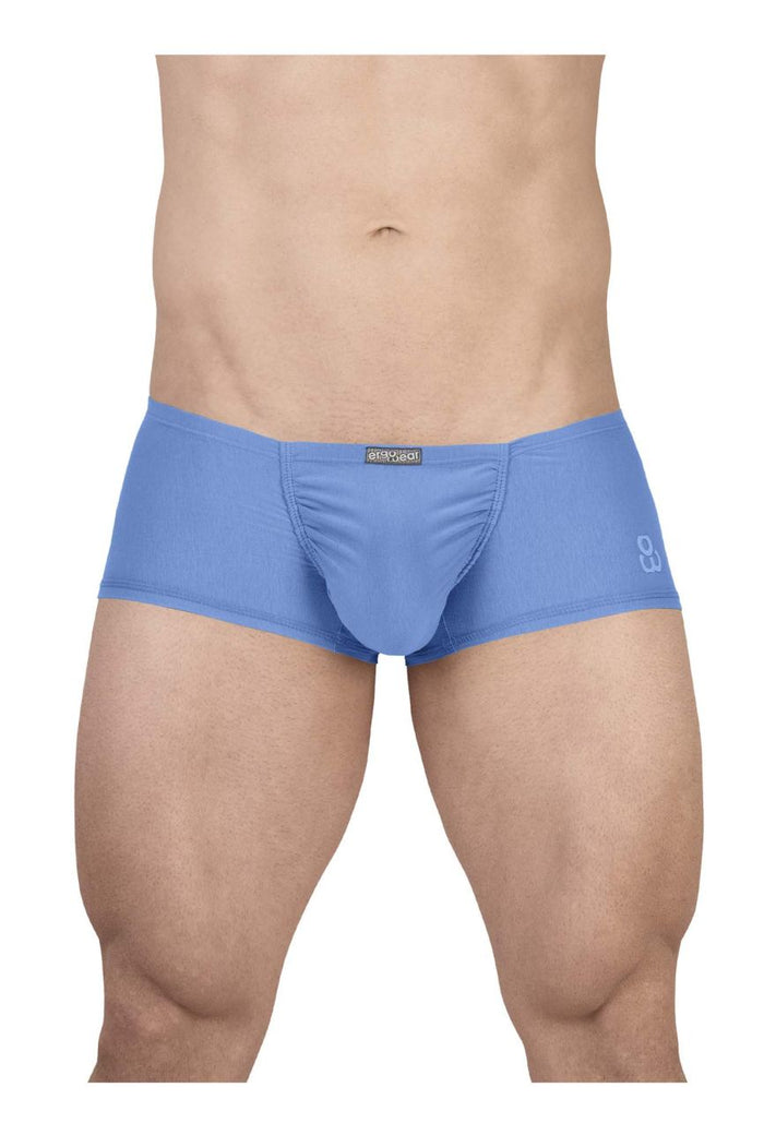 Clever Moda ErgoWear EW1732 FEEL GR8 Cotton Trunks Color Light Blue
