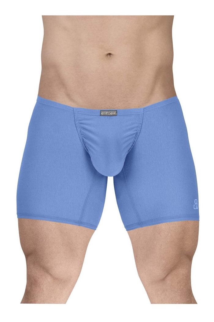 Clever Moda ErgoWear EW1733 FEEL GR8 Cotton Boxer Briefs Color Light Blue