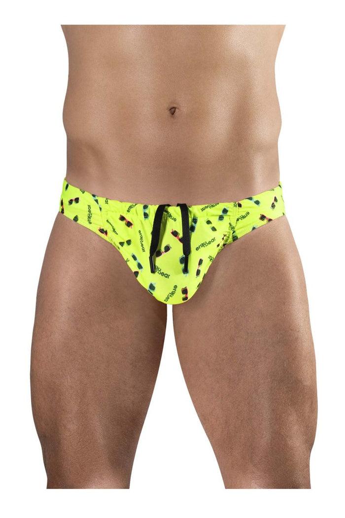 Clever Moda ErgoWear EW1762 FEEL SW Swim Briefs Color Bright Yellow