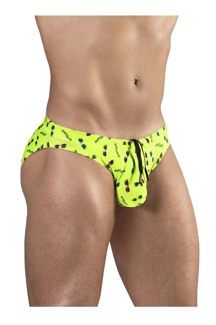 Clever Moda ErgoWear EW1765 X4D SW Swim Briefs Color Bright Yellow