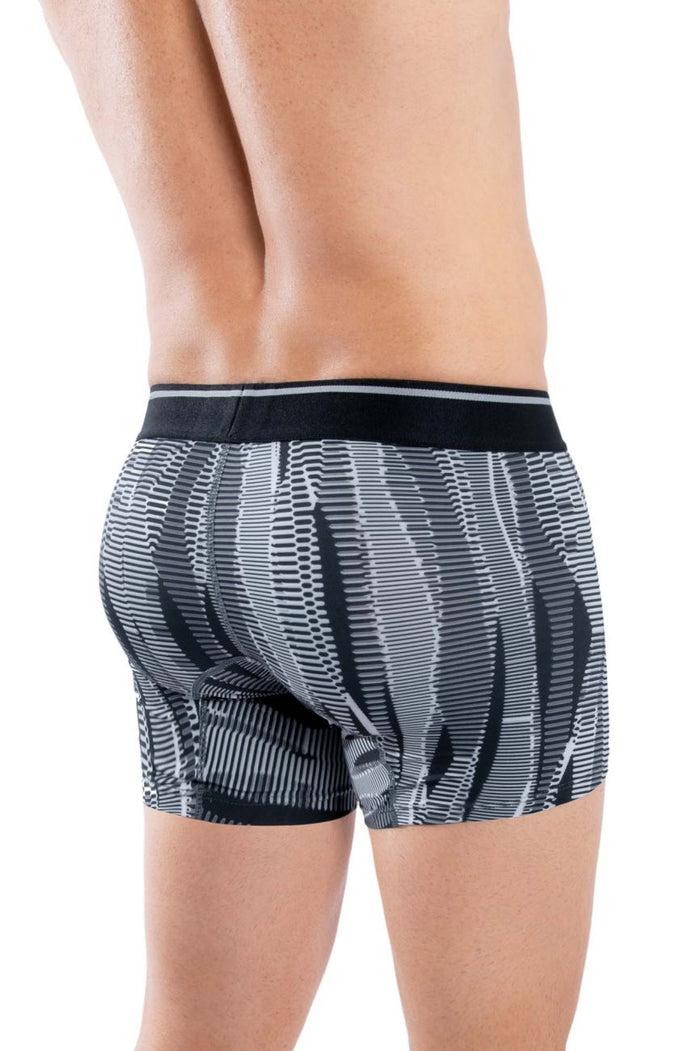 Clever Moda HAWAI 42121 Printed Athletic Trunks Color Black