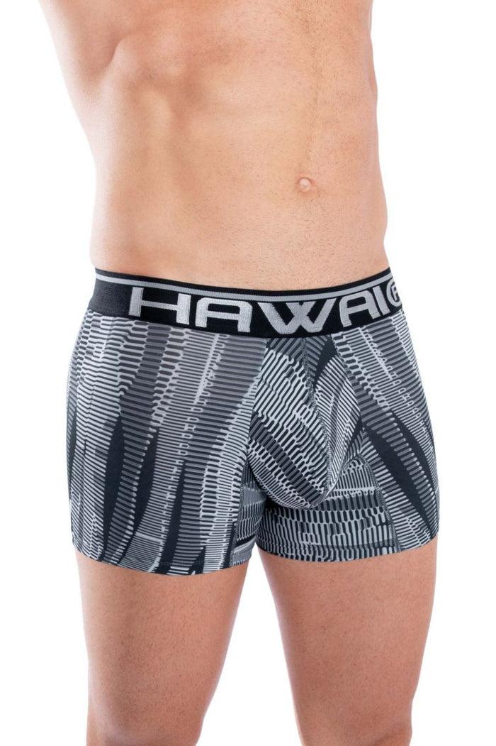 Clever Moda HAWAI 42121 Printed Athletic Trunks Color Black