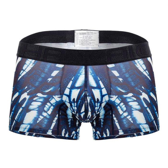 Clever Moda HAWAI 42172 Printed Microfiber Trunks Color Dark Blue
