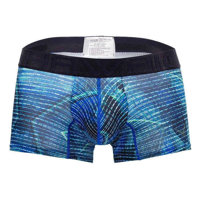 Clever Moda HAWAI 42173 Printed Microfiber Trunks Color Royal Blue