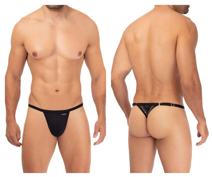 clever moda HAWAI 42317 Microfiber Thongs Color Black