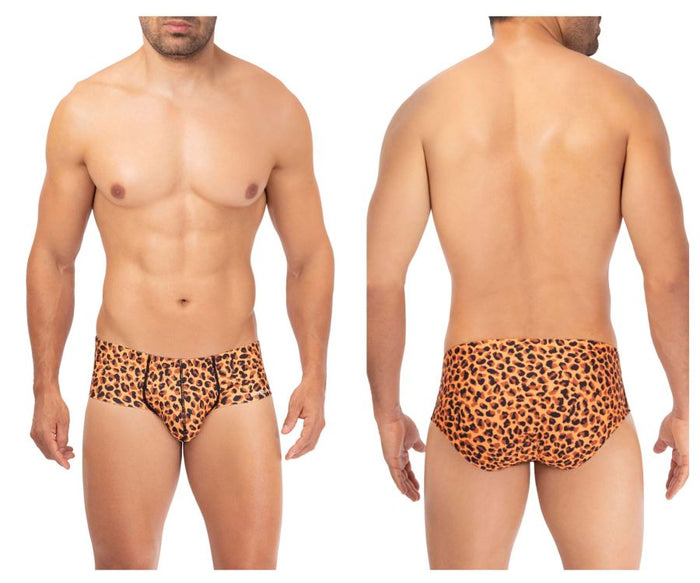 clever moda HAWAI 42319 Microfiber Briefs Color Animal Print
