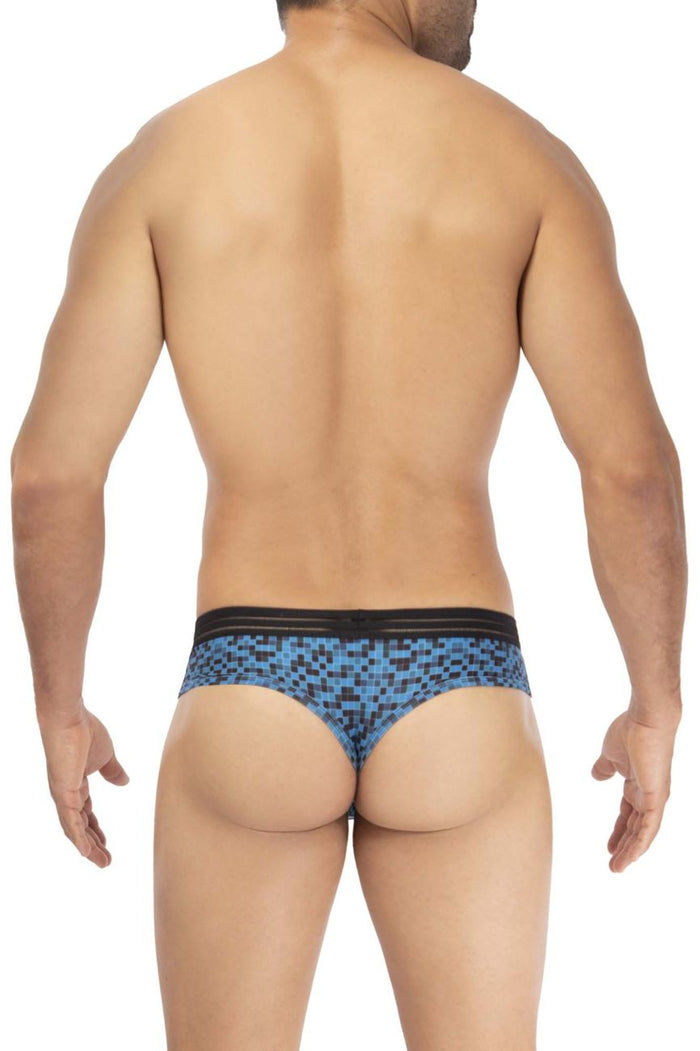 Clever Moda HAWAI 42328 Microfiber Thongs Color Blue