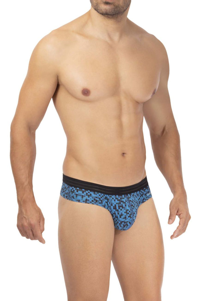 Clever Moda HAWAI 42328 Microfiber Thongs Color Blue