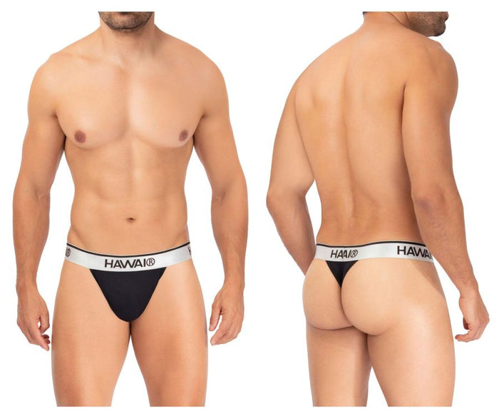 clever moda HAWAI 42338 Microfiber Thongs Color Black