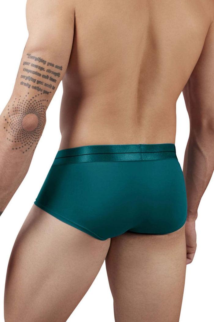 Clever Moda HAWAIR 41961 Microfiber Briefs Color Green