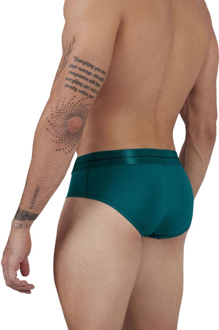 Clever Moda HAWAIR 41963 Microfiber Briefs Color Green