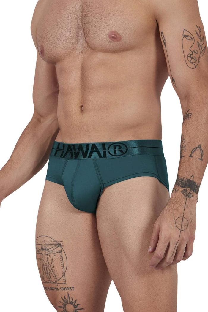 Clever Moda HAWAIR 41963 Microfiber Briefs Color Green