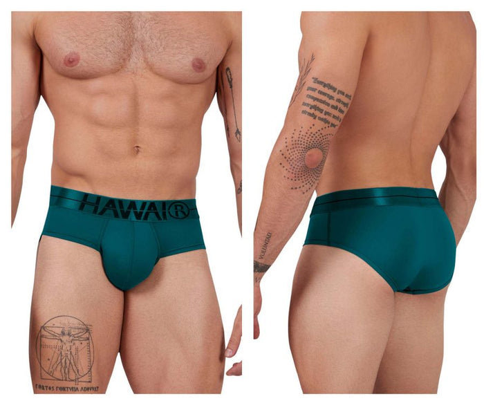 clever moda HAWAIR 41963 Microfiber Briefs Color Green