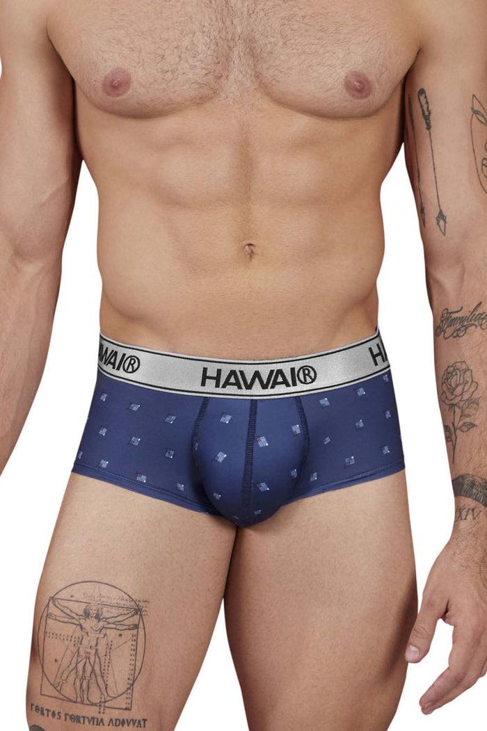 Clever Moda HAWAIR 42480 Printed Microfiber Briefs Color Blue