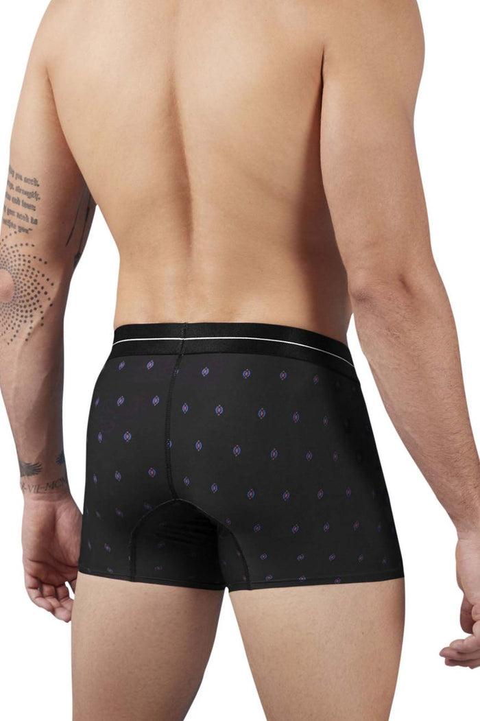 Clever Moda HAWAIR 42520 Printed Microfiber Trunks Color Black
