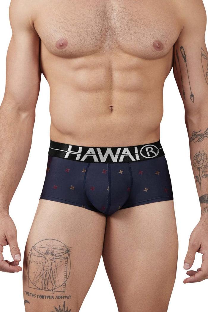 Clever Moda HAWAIR 42530 Printed Microfiber Briefs Color Blue