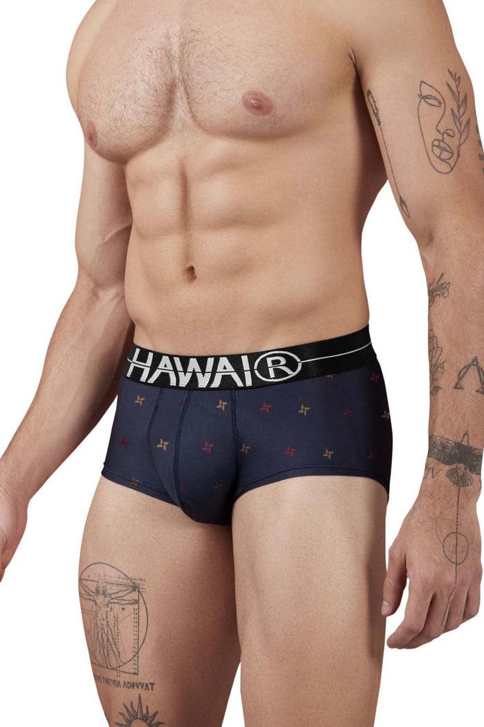 Clever Moda HAWAIR 42530 Printed Microfiber Briefs Color Blue