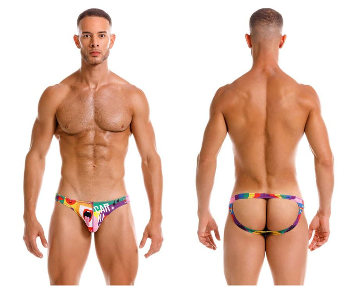 clever moda JOR 2172 Carnival Jockstrap Color Printed