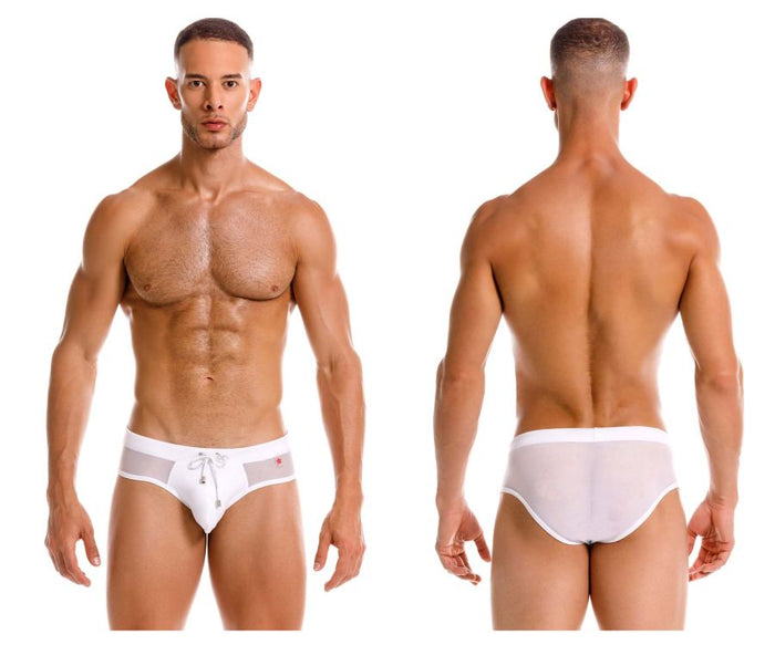 clever moda JOR 2193 Mystic Swim Briefs Color White