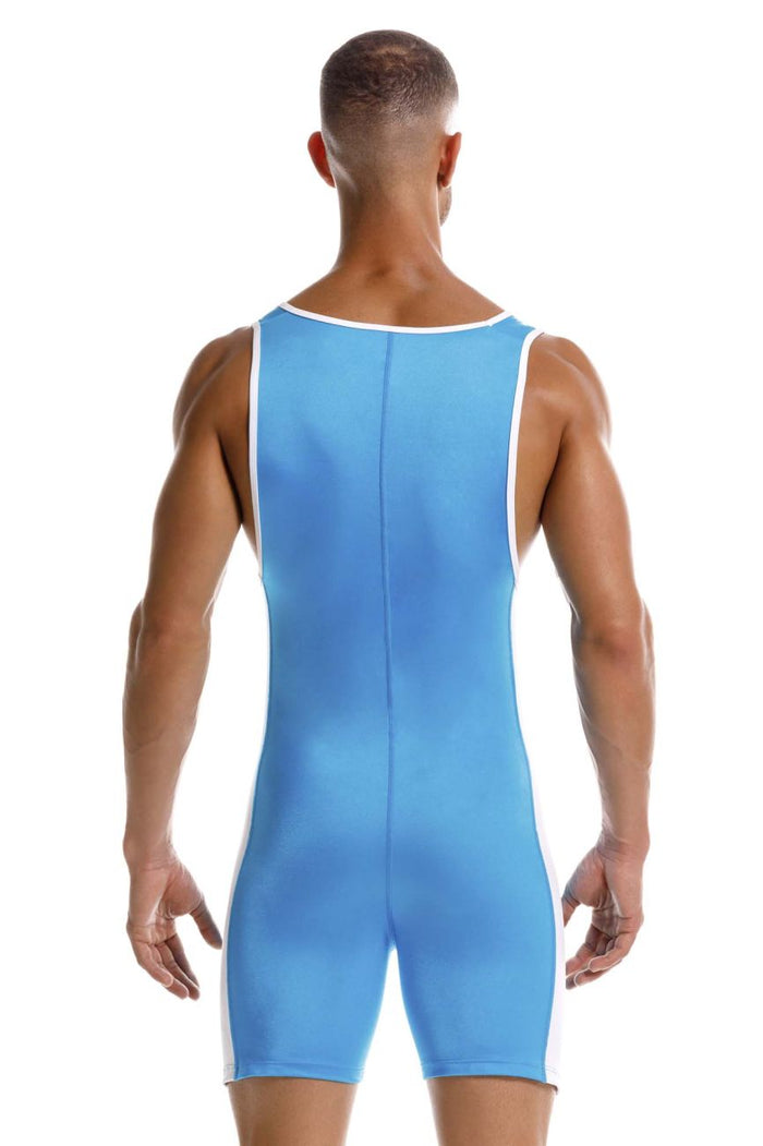 Clever Moda JOR 2216 Fighter Bodysuit Color Turquoise