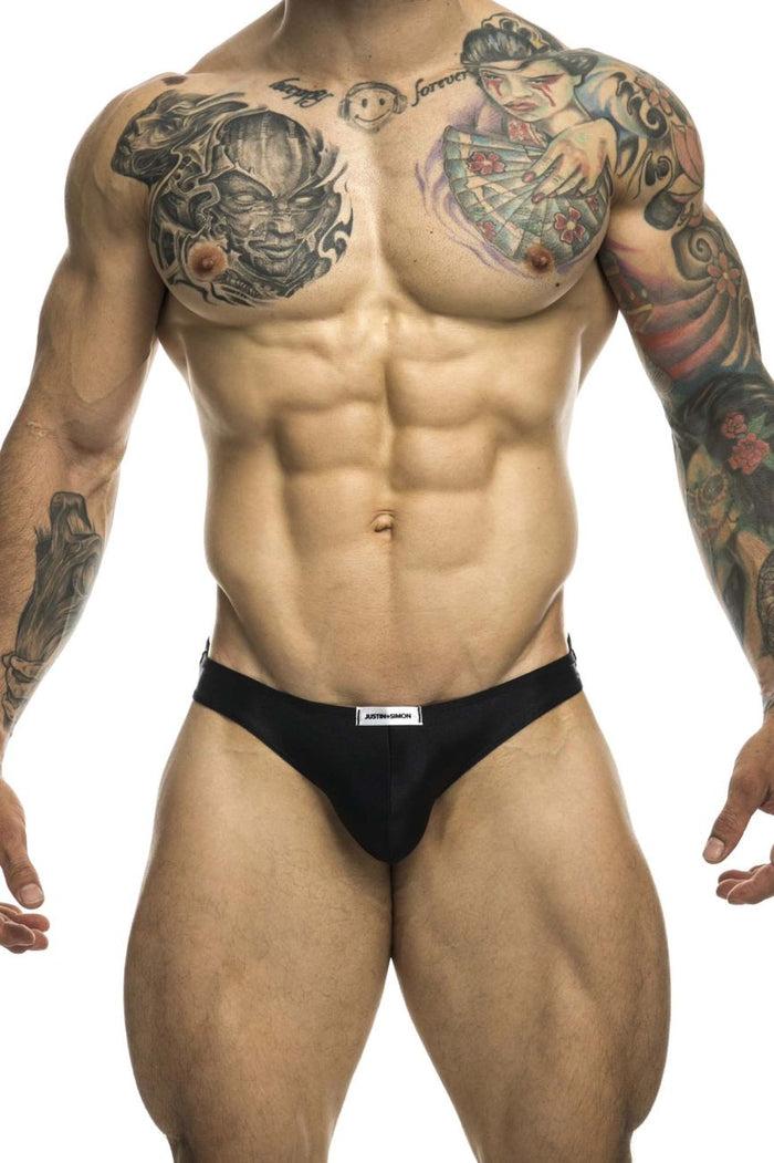 Clever Moda JUSTIN+SIMON XSJ01 Classic Bikini Color Black