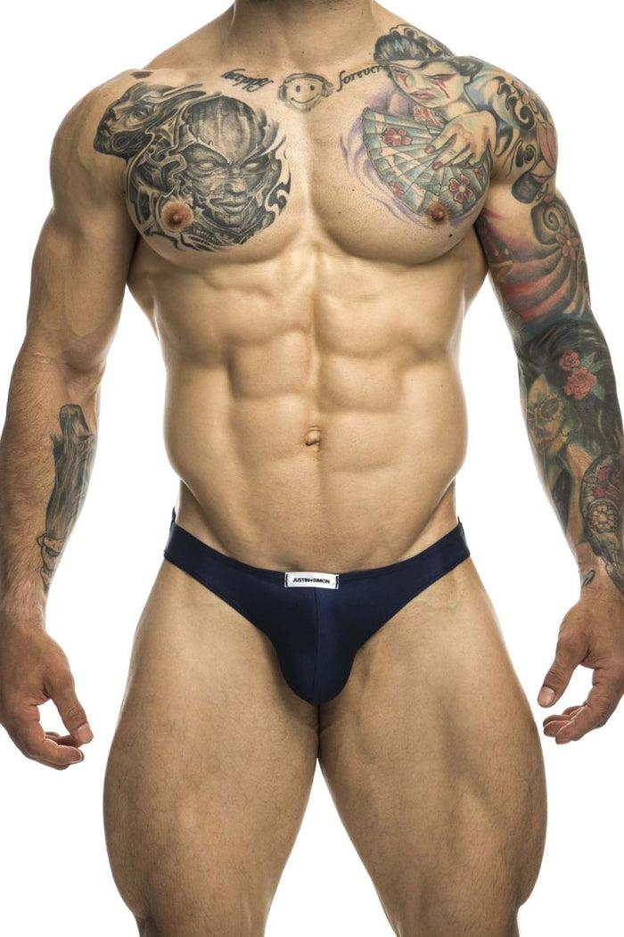 Clever Moda JUSTIN+SIMON XSJ01 Classic Bikini Color Navy