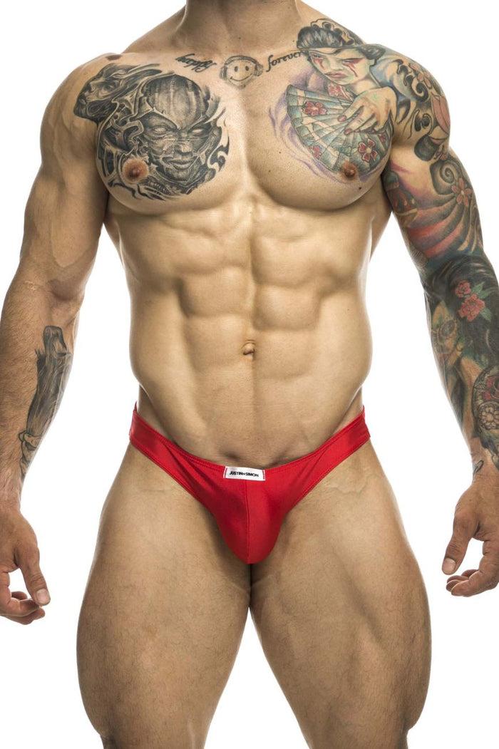 Clever Moda JUSTIN+SIMON XSJ01 Classic Bikini Color Red