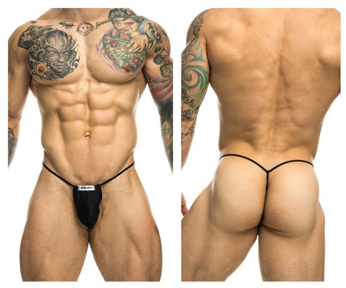 clever moda JUSTIN+SIMON XSJ02 Classic G-String Bulge Color Black
