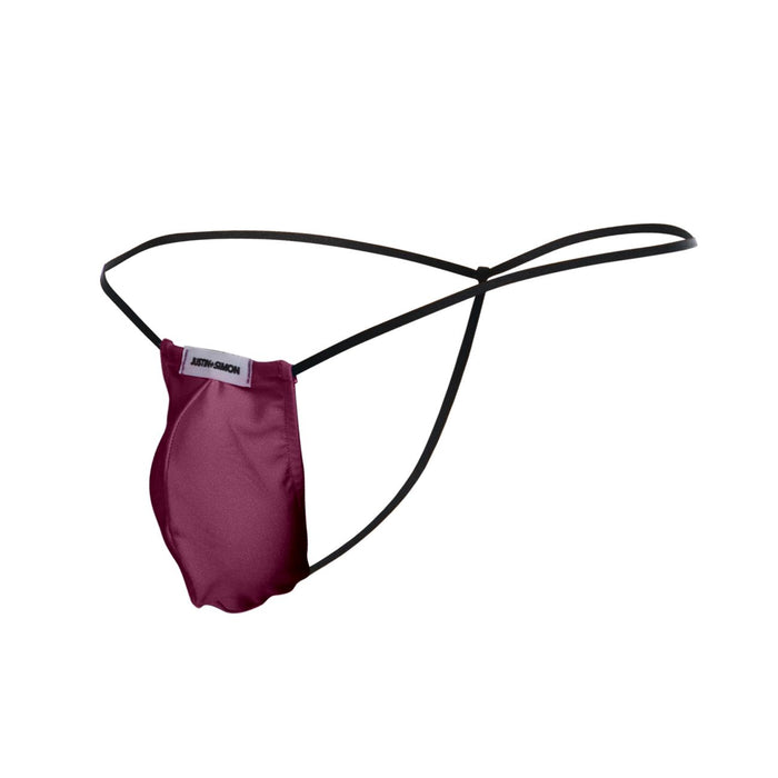 Clever Moda JUSTIN+SIMON XSJ02 Classic G-String Bulge Color Wine