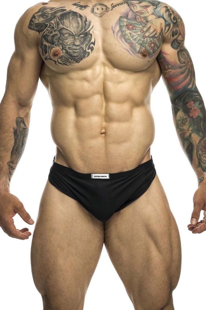 Clever Moda JUSTIN+SIMON XSJ09 Running Shorts Color Black