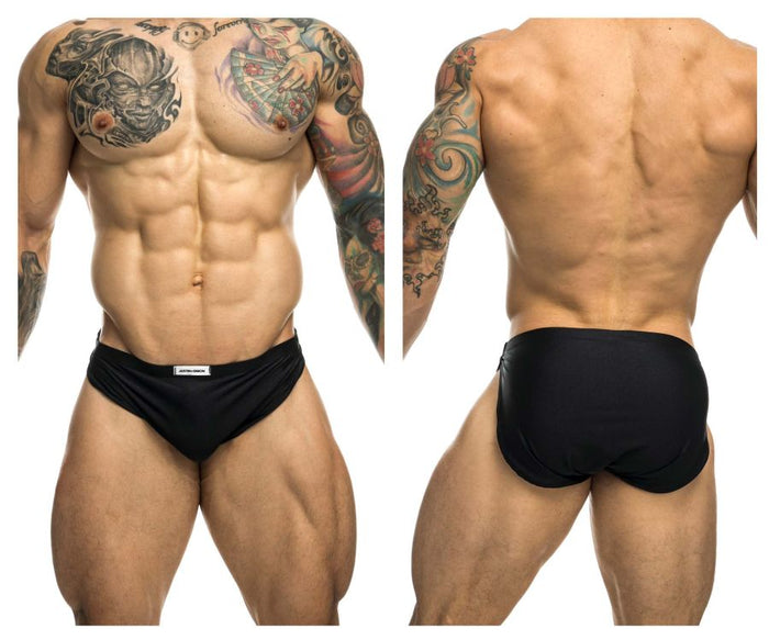 clever moda JUSTIN+SIMON XSJ09 Running Shorts Color Black