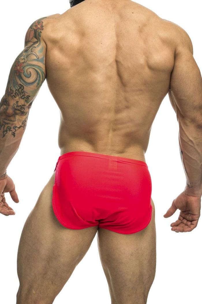 Clever Moda JUSTIN+SIMON XSJ09 Running Shorts Color Coral