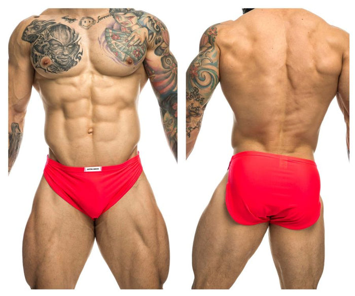 clever moda JUSTIN+SIMON XSJ09 Running Shorts Color Coral