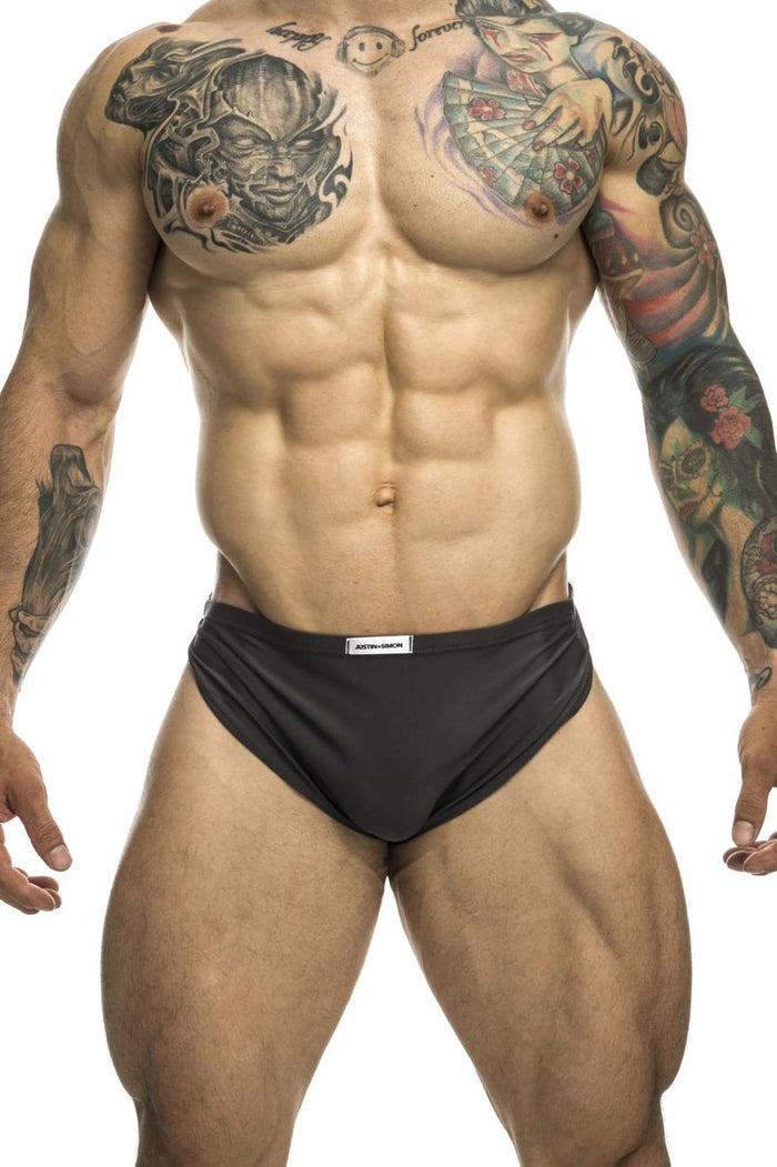 Clever Moda JUSTIN+SIMON XSJ09 Running Shorts Color Gray