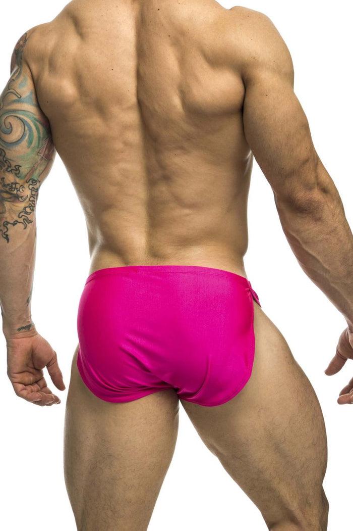 Clever Moda JUSTIN+SIMON XSJ09 Running Shorts Color Hot Pink