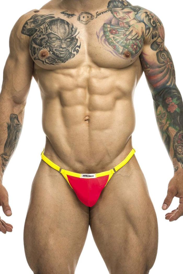 Clever Moda JUSTIN+SIMON XSJ12 Bikini One Color Coral