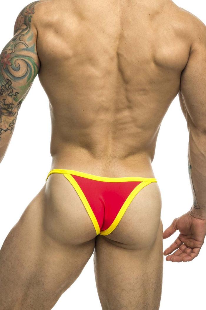 Clever Moda JUSTIN+SIMON XSJ12 Bikini One Color Coral