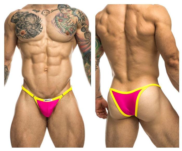 clever moda JUSTIN+SIMON XSJ12 Bikini One Color Hot Pink
