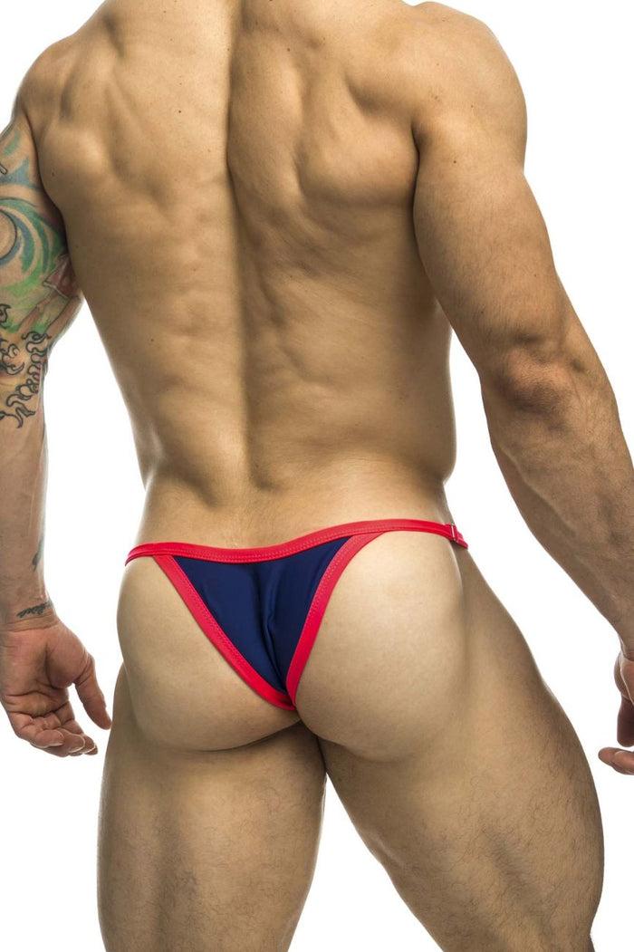 Clever Moda JUSTIN+SIMON XSJ12 Bikini One Color Royal Blue